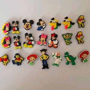 Off brand Disney Croc charms